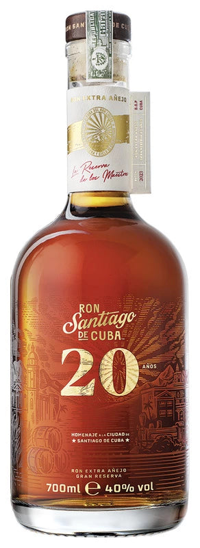 Santiago De Cuba Extra Añejo Gran Reserva 20 Años